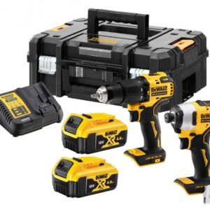 DeWalt DCK2062D2T-QW Comboset 18V 2,0Ah Li-Ion - DCD709 Accuklopboormachine + DCF809 Slagschroevendraaier