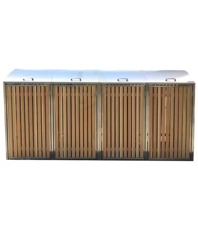 Lark RVS Ombouw | 4 Containers