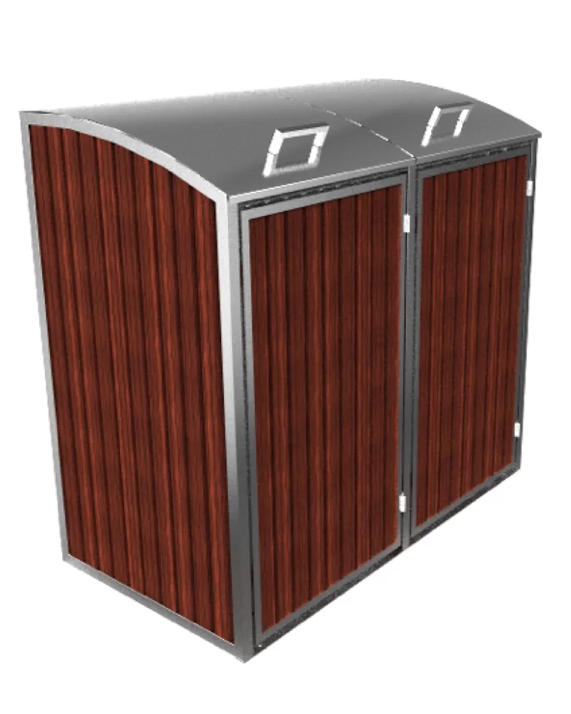 Lark RVS Ombouw | 2 Containers