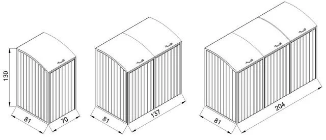 Lark RVS Ombouw | 2 Containers - Afbeelding 4