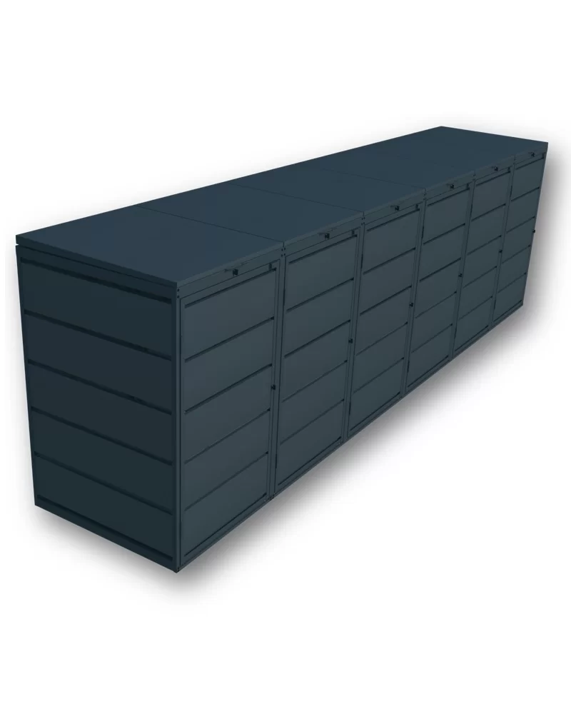 Kuba Store Ombouw Antraciet | 6 Containers
