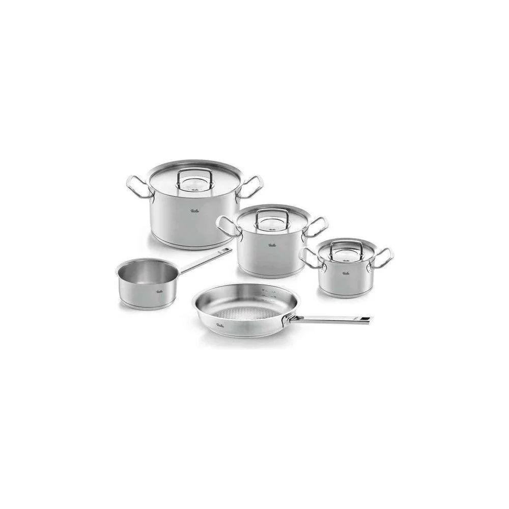 Fissler Original Profi 6 Delig - Steel-en Hapjespan RVS deksels - Afbeelding 12