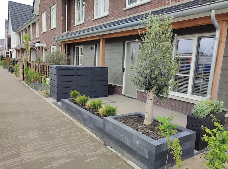 Kuba Store OmbouwZwart metaal | 4 Containers - Afbeelding 6