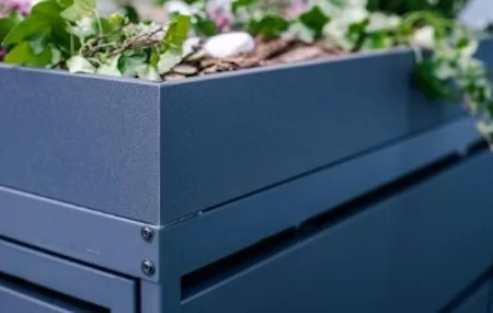 Green Plant Grey Ombouw Antracietgrijs metaal | 4 Containers - Afbeelding 7